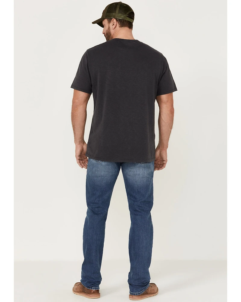 Brothers and Sons Men's Backcountry Wash Tucker Slim Straight Stretch Denim Jeans