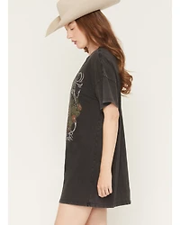Rock & Roll Denim Women's Boot Barn Exclusive Steer Head Rambler Short Sleeve T-Shirt Dress