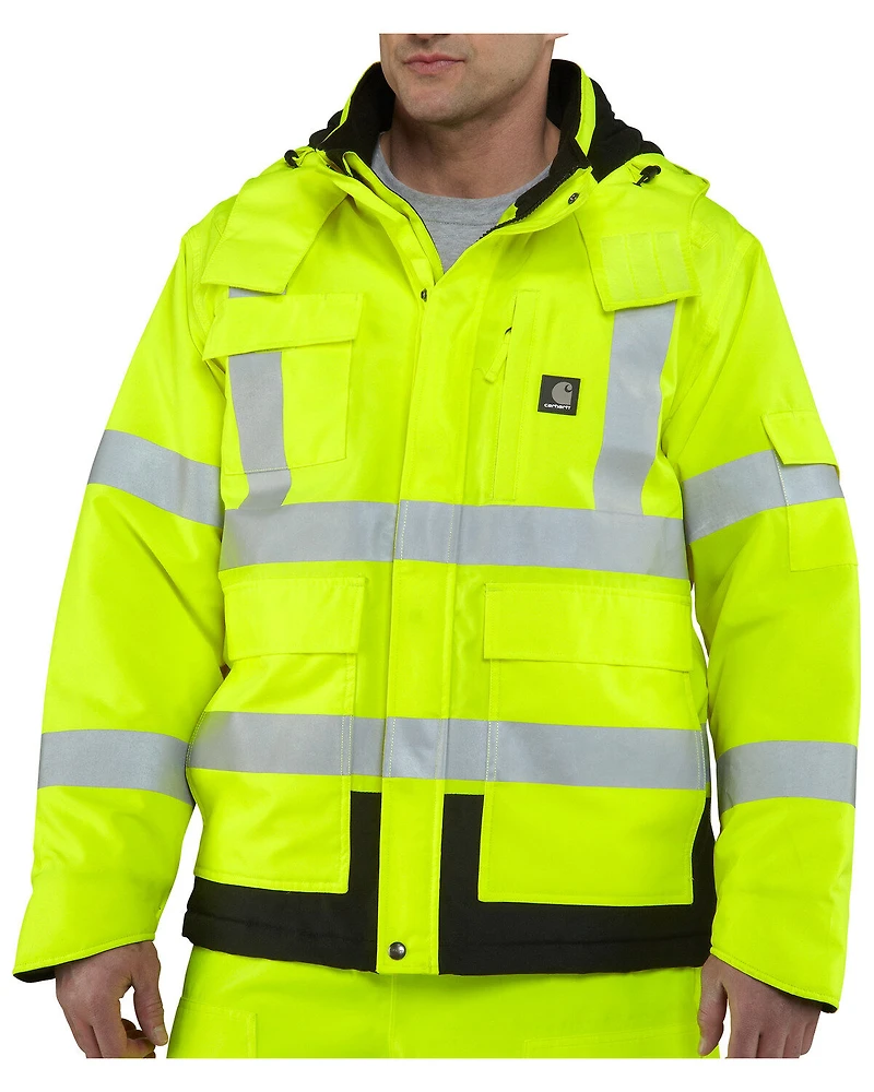Carhartt Men's High Visibility Water Repellent Sherwood Work Jacket