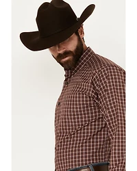 Ariat Men's Nicco Plaid Print Long Sleeve Button-Down Performance Shirt