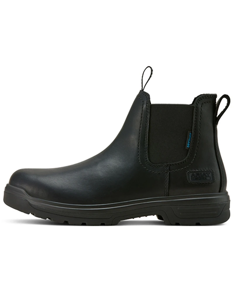 Ariat Men's Turbo Chelsea Waterproof Work Boots - Soft Toe