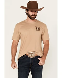 Cody James Men's Desert Skull Short Sleeve Graphic T-Shirt