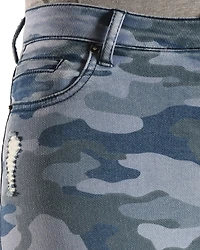 Tractr Women's High Rise Camo Skinny Jeans