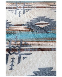 Wrangler Lone Mountain Plush Sherpa Bedspread Set - Queen
