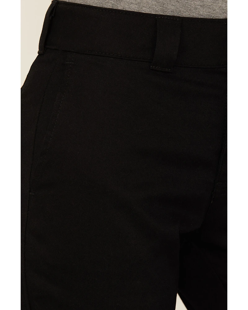 Dickies Women's Mid Rise Straight Stretch Twill Cargo Work Pants