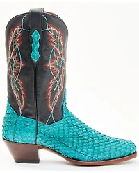 Dan Post Women's Exotic Seabass Skin Western Boots - Square Toe
