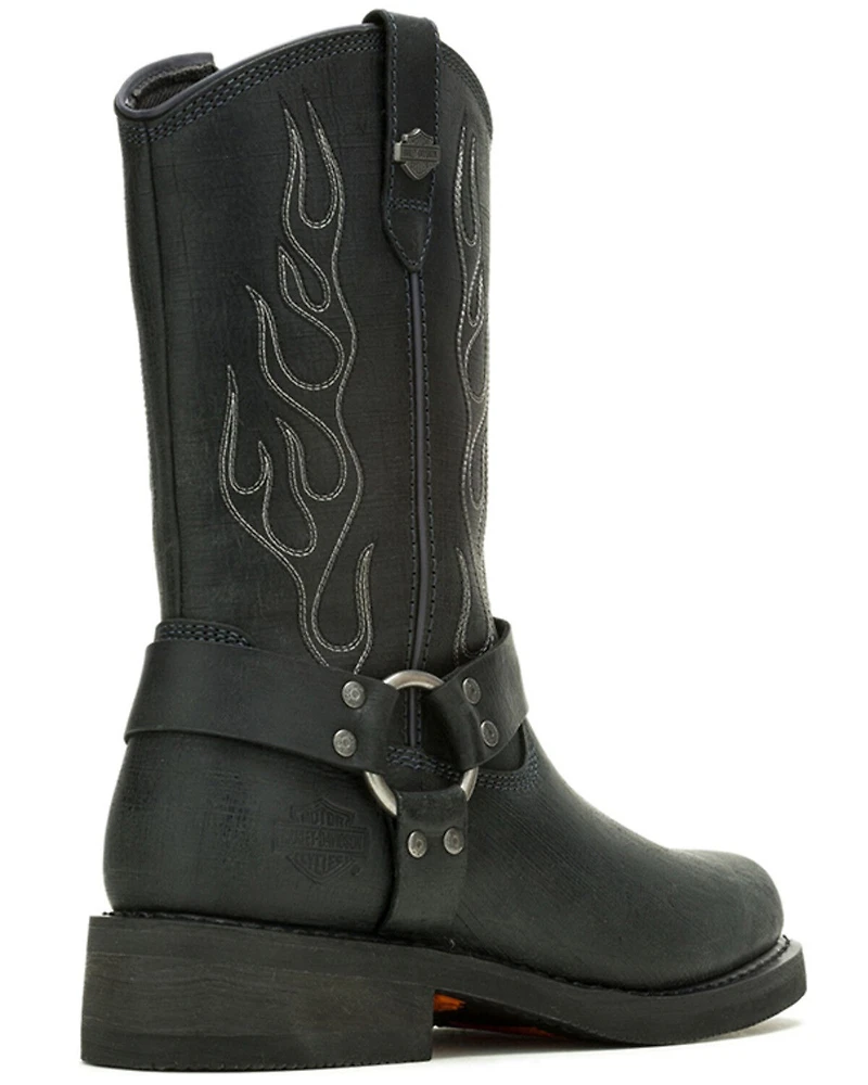 Harley Davidson Men's Hustin Motorcycle Boots - Square Toe