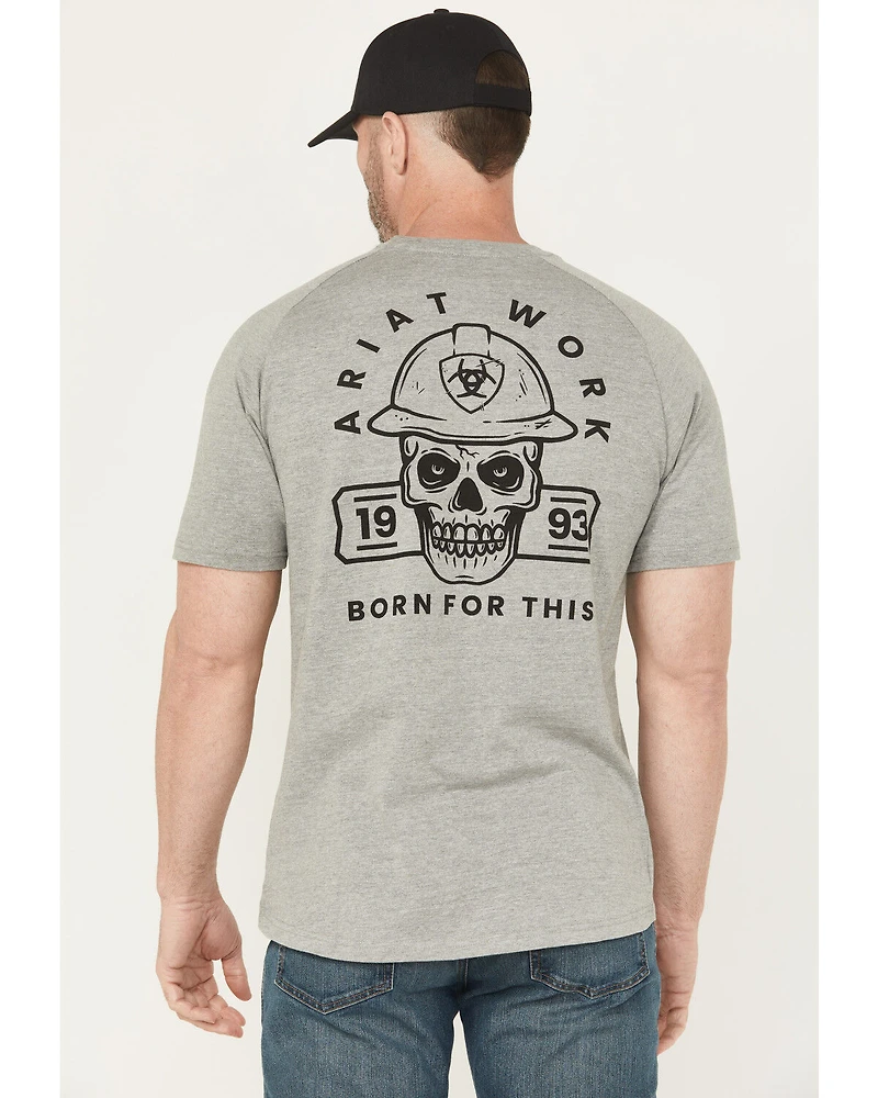 Ariat Men's Rebar Cotton Strong Hardhead Short Sleeve Work T-Shirt