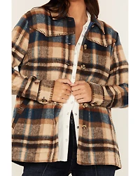 Idyllwind Women's Dowlan Plaid Print Shacket