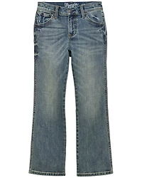 Wrangler Retro Boys' Medium Wash Bootcut Stretch Denim Jeans