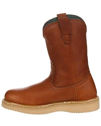 Georgia Boot Men's Wellington Barracuda Work Boots - Steel Toe