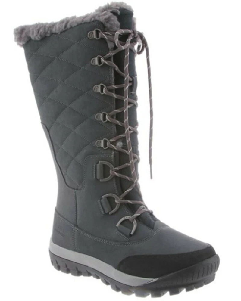 Bearpaw Women's Isabella 12" Waterproof Lace-Up Boots - Round Toe