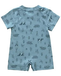Carhartt Infant Boys' Cow Short Sleeve Snap Onesie