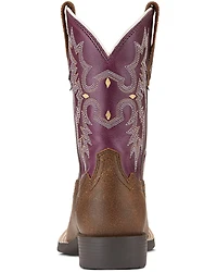 Ariat Girls' Tombstone Western Boots - Broad Square Toe