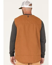 Hawx Men's Weathered Canvas Sherpa Lined Vest