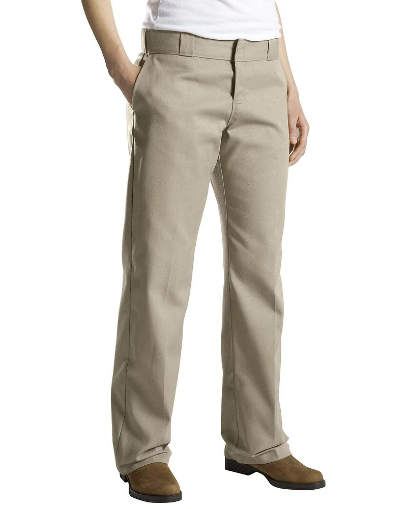 Dickies Women's Classic Straight Leg Twill Pants
