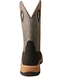 Twisted X Men's Brown CellStretch Western Work Boots - Alloy Toe