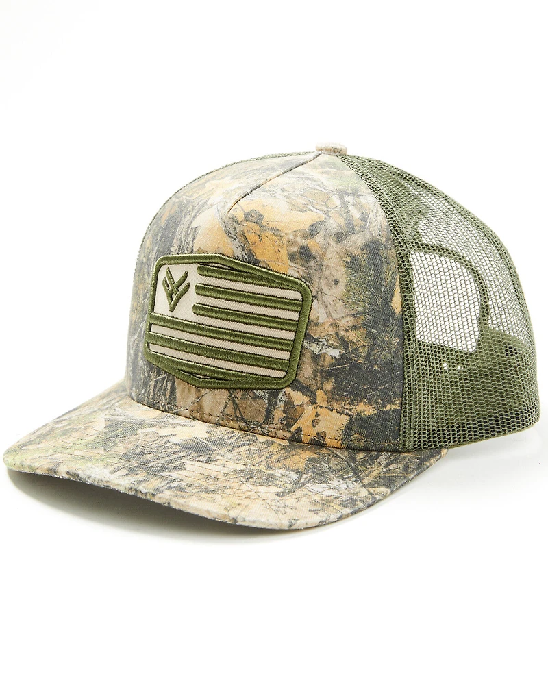 Hawx Men's Forest Camo Print Ball Cap