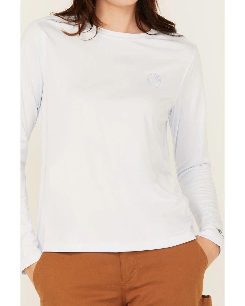 Carhartt Women's Force® Sun Defender Lightweight Long Sleeve Graphic Work T-Shirt