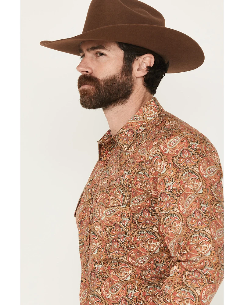 Gibson Trading Co Men's Wild Fire Medallion Print Long Sleeve