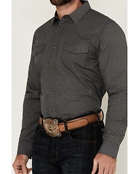 Gibson Trading Co Men's Northern Light Geo Print Long Sleeve Snap Western Shirt
