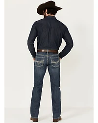 Rock & Roll Denim Men's Revolver Medium Vintage Wash Slim Straight Reflex Jeans