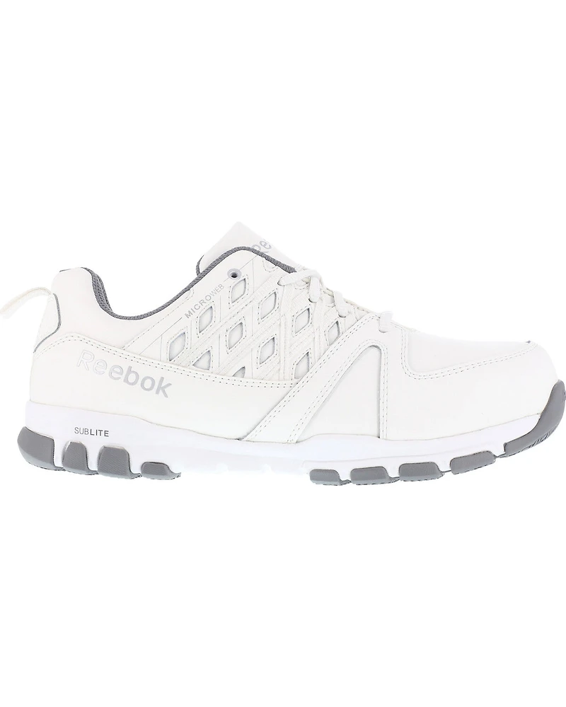 Reebok Men's Leather and MicroWeb Athletic Oxfords - Steel Toe