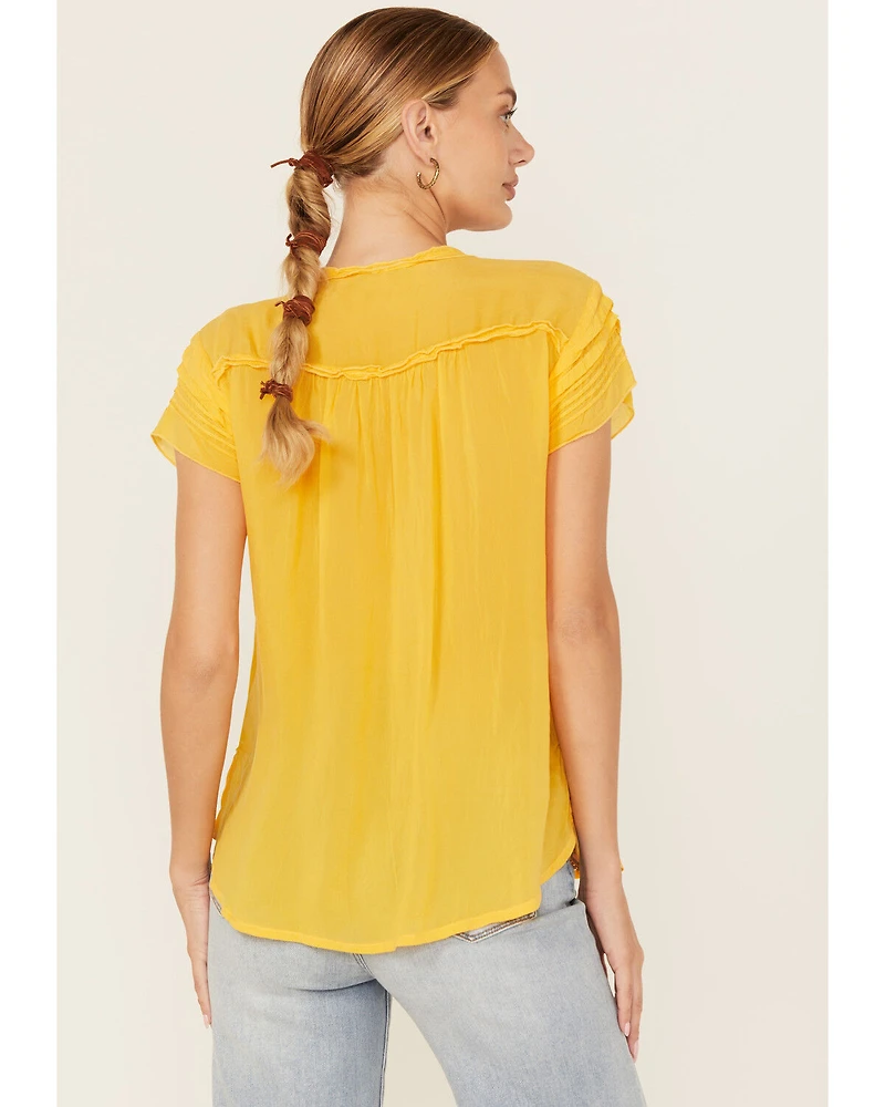 Johnny Was Women's Lafaret Short Sleeve Blouse