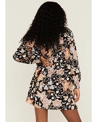 Revel Women's Floral A-Line Mini Dress