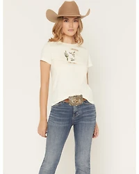 Shyanne Women's Icon Embroidered Short Sleeve Graphic Tee