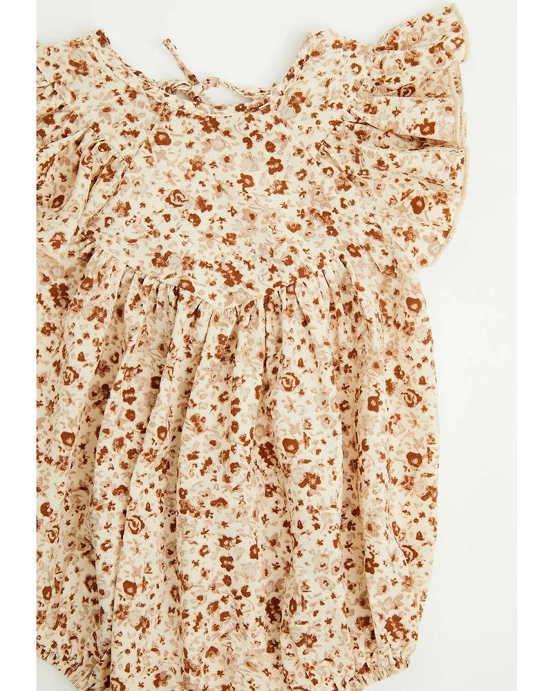 Yura Infant Girls' Floral Print Onesie