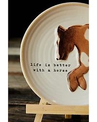 Mud Pie Horse Plate Stand