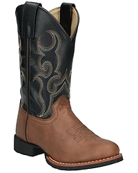 Smoky Mountain Boys' Mustang Western Boots - Round Toe