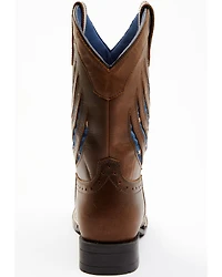 Cody James Boys' Ripped Flag Western Boots - Broad Square Toe