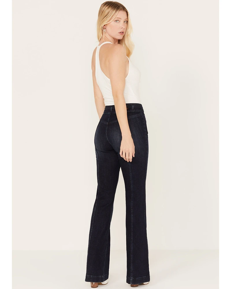 Shyanne Women's Dark Wash Trouser Jeans