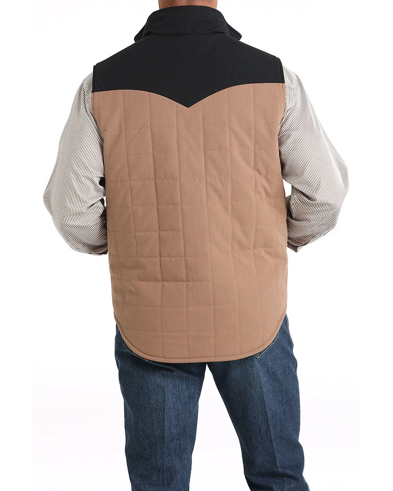 Cinch Men's Reversible Southwestern Print Quilted Vest