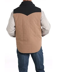Cinch Men's Reversible Southwestern Print Quilted Vest