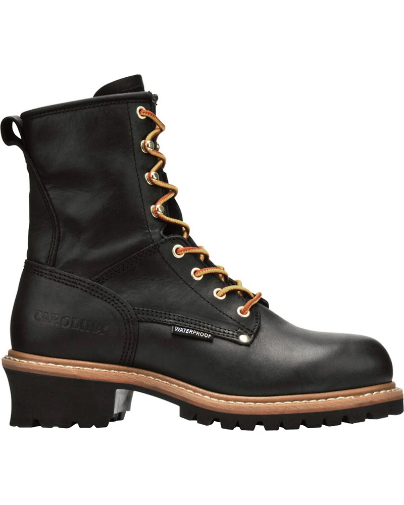 Carolina Men's Logger 8" Elm Waterproof Work Boots - Steel Toe