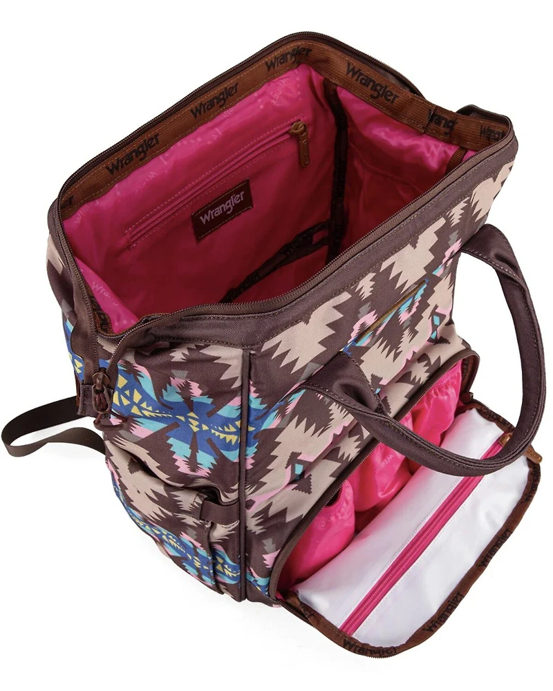 Wrangler Women's Southwestern Print Diaper Bag