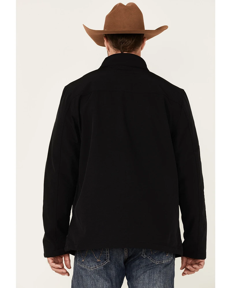 Cody James Core Men's Serape Logo Sleeve Zip-Front Steamboat Jacket