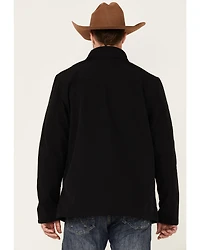 Cody James Core Men's Serape Logo Sleeve Zip-Front Steamboat Jacket