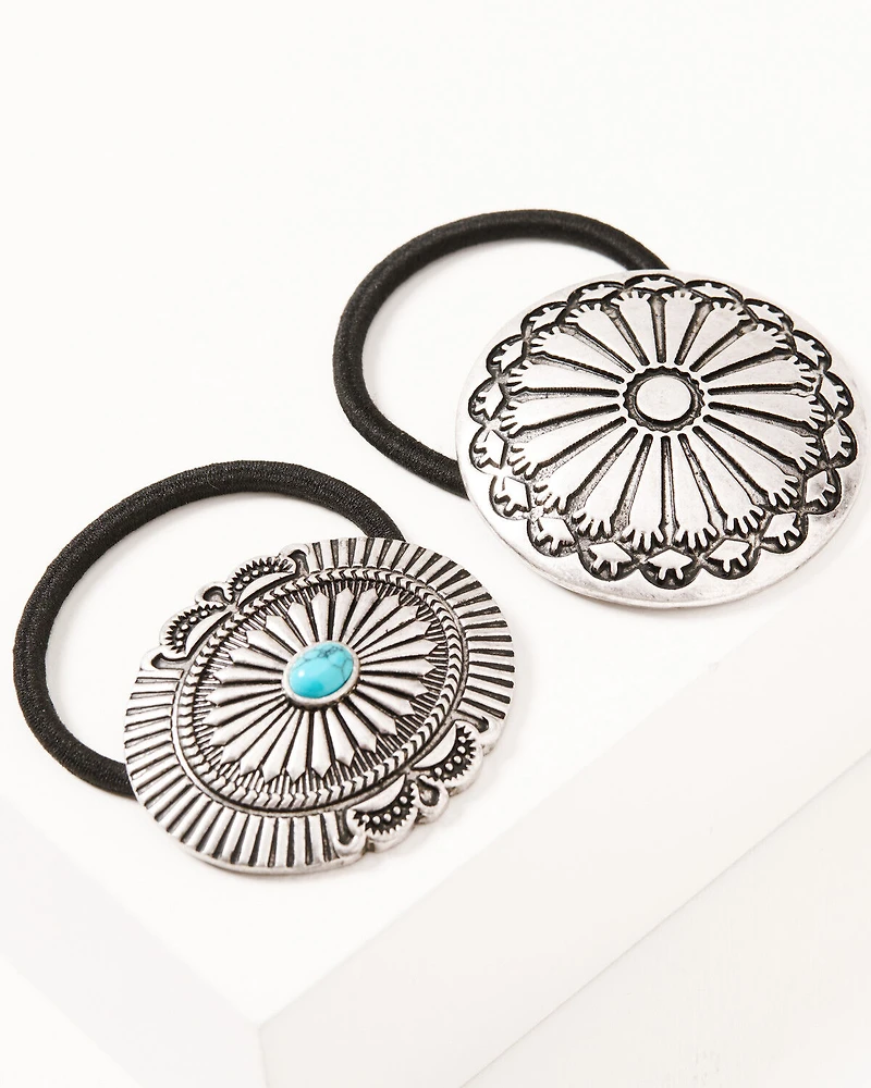 Idyllwind Women's Ember Concho Hair Tie Set - 2 Piece