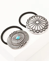 Idyllwind Women's Ember Concho Hair Tie Set - 2 Piece