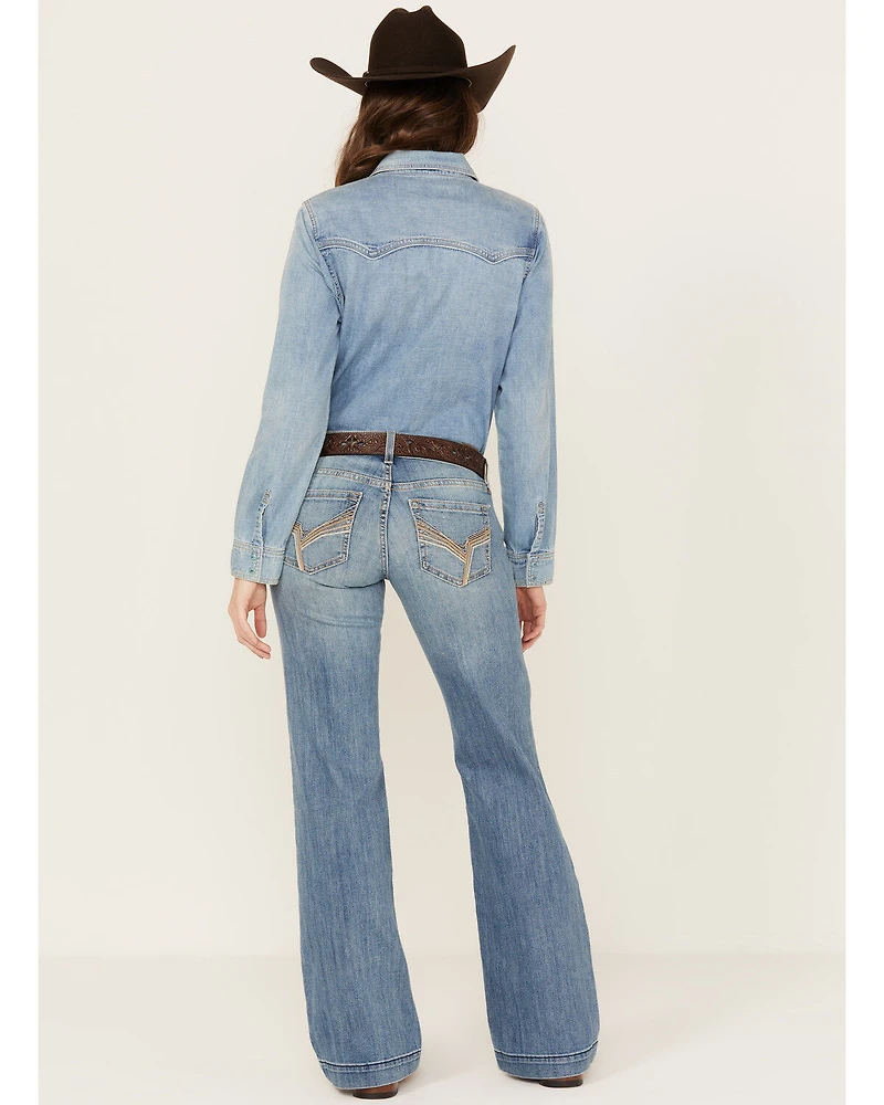 Ariat Women's Trouser Mid Rise Jacqueline Philadelphia Jeans