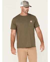 Carhartt Men's Force Relaxed Midweight Logo Pocket Work T-Shirt