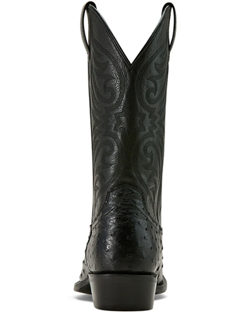 Ariat Men's Exotic Full-Quill Ostrich Vesper Western Boots - Round Toe
