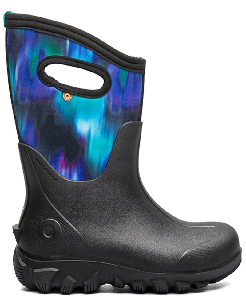 Bogs Boys' Classic Seamless Northern Lights Rubber Boots