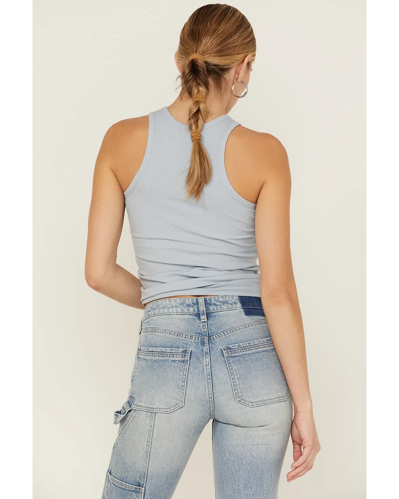 Cleo + Wolf Women's Easy Ribbed Layering Tank Top