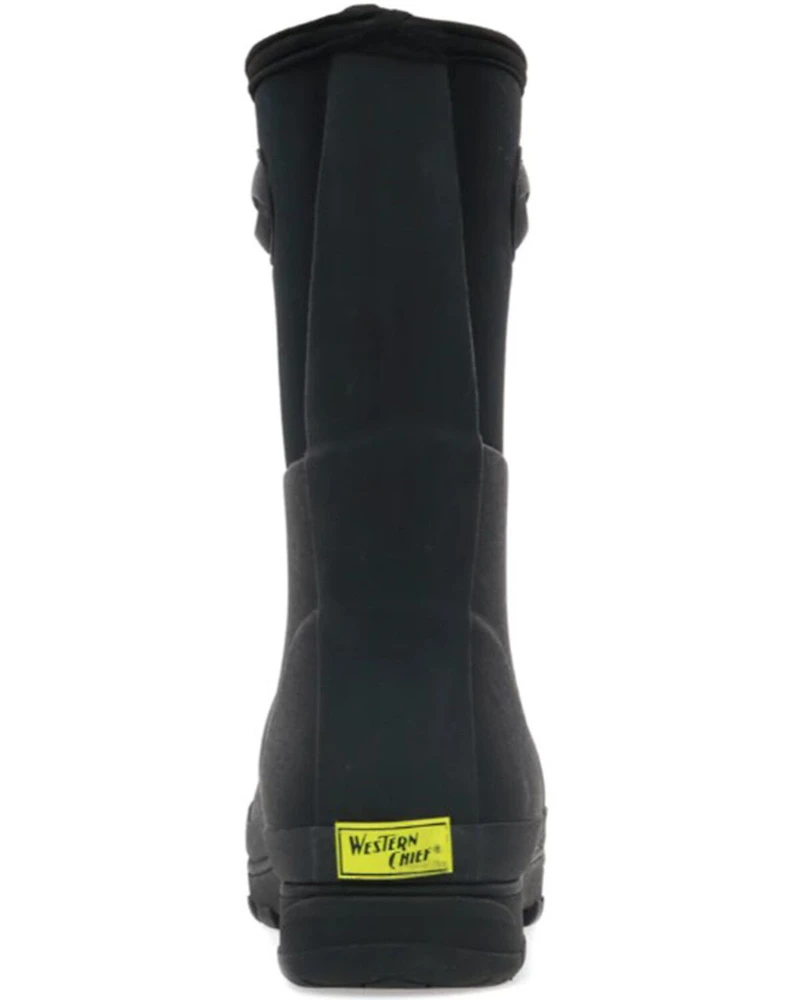 Western Chief Women's Solid Neoprene Mid Rain Boots - Round Toe