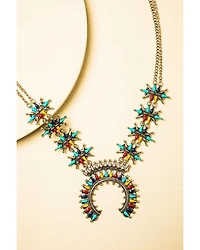 Shyanne Women's Summer Nights Firework Squash Blossom Necklace